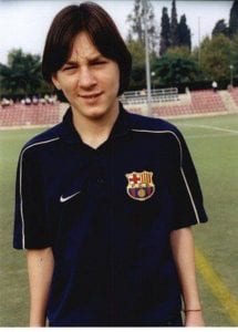 Lionel Messi inferiores Barcelona