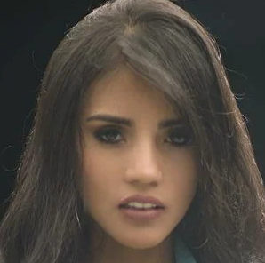 Karina García antes